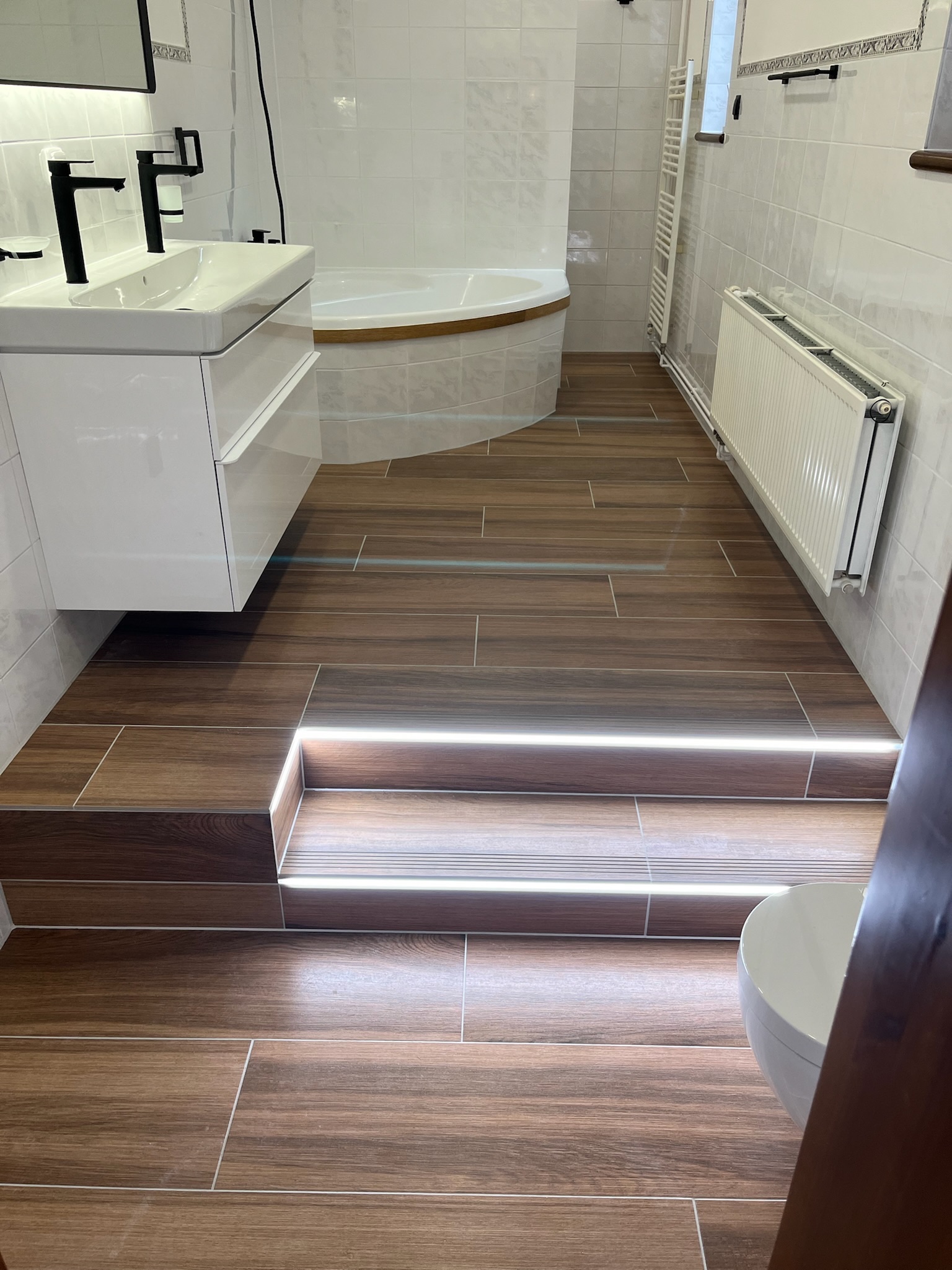 Detail koupelny - realizace TFP Interiér